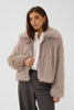 Culture CUFURRA Kunstfelljacke – Beige – Vorderansicht